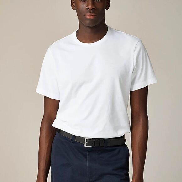 J Crew Broken In T Shirt Mens Size‎ Small White - Picture 1 of 9